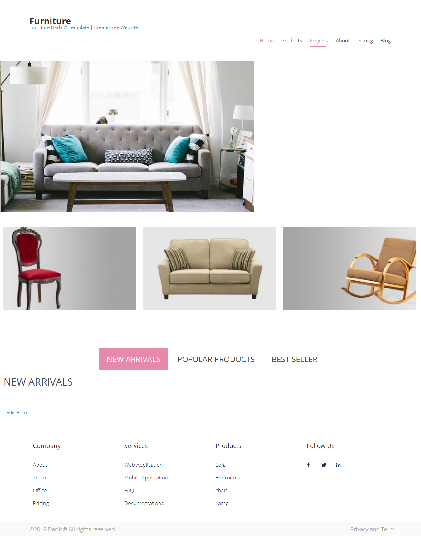 Template Furniture
